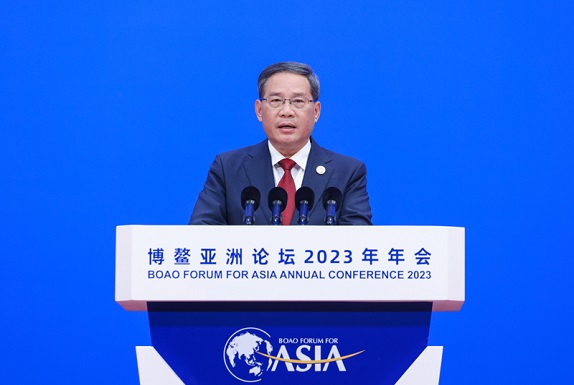 李强出席博鳌亚洲论坛年会开幕式并发表主旨演讲